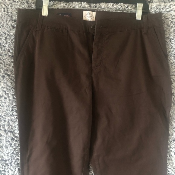 Beautiful Women’s Light Brown Crops Pants Size 24 Petite - Picture 5 of 10